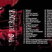 The lyrics MARTYR TO THE PLAGUE of PIG DESTROYER is also present in the album 38 counts of battery (2000)