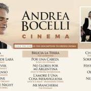 The lyrics MARAVILLOSO AMOR of ANDREA BOCELLI is also present in the album Cinema (edición en español) (2015)
