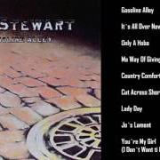 The lyrics YOU'RE MY GIRL (I DON'T WANT TO DISCUSS IT) of ROD STEWART is also present in the album Gasoline alley (1970)