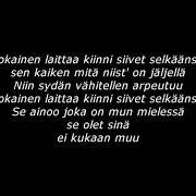 The lyrics HILJAA VIRTAA VANTAA of TELEKS is also present in the album Siivet (2012)