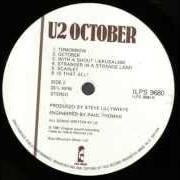 The lyrics GLORIA of U2 is also present in the album October (1981)