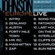 The lyrics FORTY MILE TOWN of ERIC JOHNSON is also present in the album Europe live (2014)