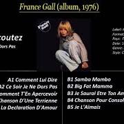 The lyrics COMMENT T'EN APERCEVOIR of FRANCE GALL is also present in the album France gall (1975)