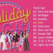 The lyrics ? ?? ? (LOVE IS BITTER) of GIRLS' GENERATION is also present in the album Holiday night (2017)