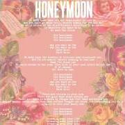The lyrics ART DECO of LANA DEL REY is also present in the album Honeymoon (2015)
