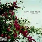 The lyrics SACRILEGIOUS of NEVER SHOUT NEVER is also present in the album What is love? (2010)