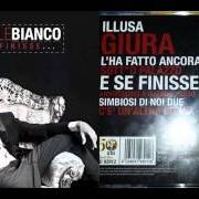 The lyrics GIURA of DANIELE BIANCO is also present in the album E se finisse (2014)
