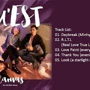 The lyrics LOOK (A STARLIGHT NIGHT) of NU'EST is also present in the album Canvas (2016)