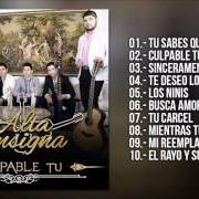The lyrics EL RAYO Y SU PLEBADA of ALTA CONSIGNA is also present in the album Culpable tu (2016)