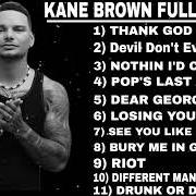 The lyrics DRUNK OR DREAMIN' of KANE BROWN is also present in the album Different man (2022)