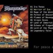 The lyrics VIRGIN SKIES of RHAPSODY is also present in the album Legendary tales (1997)