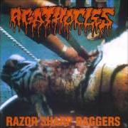 The lyrics REJECTED ADAPTATION of AGATHOCLES is also present in the album Razor sharp daggers (1995)