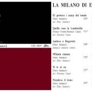 The lyrics SENZA DE TI of ENZO JANNACCI is also present in the album La milano di enzo jannacci (1964)