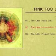 The lyrics MUSIC WON'T SAVE YOU of FINK is also present in the album Horizontalism (2015)