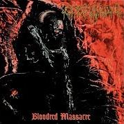 The lyrics HELLSPAWN of FLESHCRAWL is also present in the album Bloodred massacre (1997)