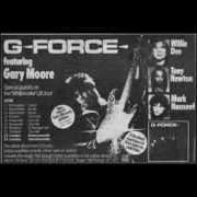 The lyrics ROCKIN' AND ROLLIN' of GARY MOORE is also present in the album G-force (1979)