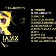 The lyrics THE ALTERNATIVE of IAMX is also present in the album The alternative (2006)