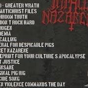 The lyrics GOAT JUSTICE of IMPALED NAZARENE is also present in the album Manifest (2007)