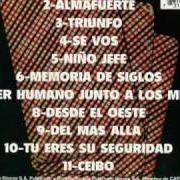 The lyrics SER HUMANO JUNTO A LOS MIOS of ALMAFUERTE is also present in the album Almafuerte (1998)