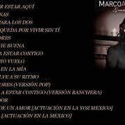 The lyrics RENUNCIO A ESTAR CONTIGO of MARCO ANTONIO SOLIS is also present in the album Gracias por estar aqui (2013)