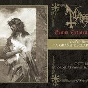 The lyrics A GRAND DECLARATION OF WAR of MAYHEM is also present in the album Grand declaration of war (2000)