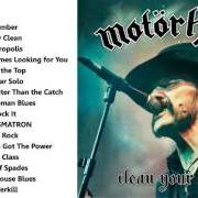 The lyrics JUST 'COS YOU GOT THE POWER of MOTORHEAD is also present in the album Clean your clock (2016)
