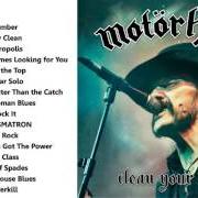 The lyrics WHEN THE SKY COMES LOOKING FOR YOU of MOTORHEAD is also present in the album Clean your clock (2016)