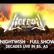 The lyrics THE GREATEST SHOW ON EARTH of NIGHTWISH is also present in the album Decades (2018)