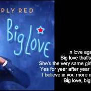 The lyrics TIGHT TONES of SIMPLY RED is also present in the album Big love (2015)