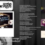 The lyrics I BET YOU LOOK GOOD ON THE DANCEFLOOR of ARCTIC MONKEYS is also present in the album Whatever people say i am, that's what i'm not (2005)