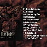 The lyrics BURN TO EMERGE of AS I LAY DYING is also present in the album Shaped by fire (2019)