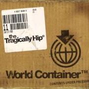 The lyrics IN VIEW of TRAGICALLY HIP is also present in the album World container (2006)