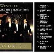 The lyrics FLYING WITHOUT WINGS of WESTLIFE is also present in the album Unbreakable: the greatest hits (2003)