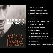The lyrics SANGUE NELLE VENE of FABRIZIO MORO is also present in the album Barabba (2009)