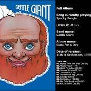 The lyrics WORDS FROM THE WISE of GENTLE GIANT is also present in the album Giant for a day (1978)