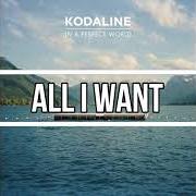 The lyrics ALL I WANT of KODALINE is also present in the album The kodaline