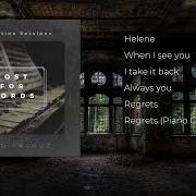 The lyrics BLACK AND WHITE of ACCEPTANCE is also present in the album Lost for words [ep] (2002)