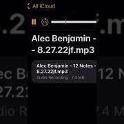 The lyrics PRETENDING of ALEC BENJAMIN is also present in the album 12 notes (2024)