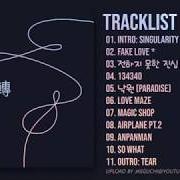 The lyrics MAGIC SHOP of BTS is also present in the album Love yourself: 'tear' (2018)