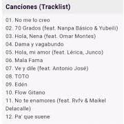 The lyrics EDÉN of NYNO VARGAS is also present in the album El efecto nyno... continuará (2021)