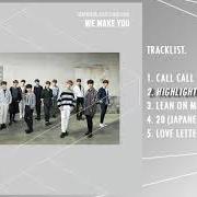 The lyrics HIGHLIGHT (JAPANESE VER.) of SEVENTEEN is also present in the album We make you (2018)