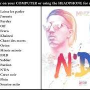 The lyrics FMD of MMZ is also present in the album N'da (2017)