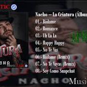 The lyrics NO TE VAS of NACHO is also present in the album La criatura (2018)