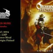 The lyrics THROUGH THE ICE AND SNOW of OLYMPOS MONS is also present in the album Conquistador (2004)