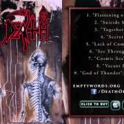 The lyrics LACK OF COMPREHENCION of DEATH is also present in the album Human (1991)