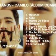 The lyrics TUYO Y MÍO of CAMILO is also present in the album Mis manos (2021)