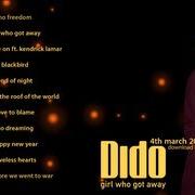 The lyrics HAPPY NEW YEAR of DIDO is also present in the album Girl who got away (2013)