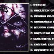 The lyrics RHIZOME of DISAVOWED is also present in the album Perceptive deception (2001)