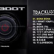 The lyrics BONA BONA of TREASURE is also present in the album Reboot (2023)