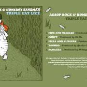 The lyrics YOOHOO of AESOP ROCK is also present in the album Triple fat lice (2017)